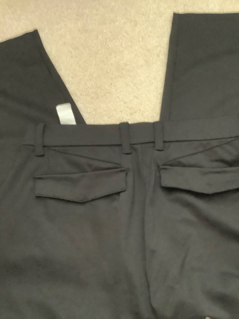 Democracy Petite "Ab"solution High Rise Ponte Micro Slit Hem black sz 10 Petite - Picture 5 of 7